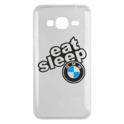 Чехол для Samsung J3 2016 Eat, sleep, BMW - PrintSalon