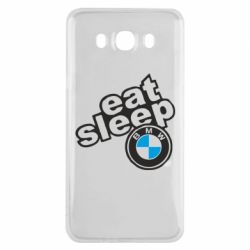 Чехол для Samsung J7 2016 Eat, sleep, BMW - PrintSalon