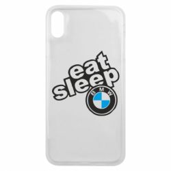 Чехол для iPhone Xs Max Eat, sleep, BMW - PrintSalon