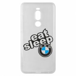 Чехол для Meizu Note 8 Eat, sleep, BMW - PrintSalon