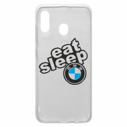 Чехол для Samsung A30 Eat, sleep, BMW - PrintSalon