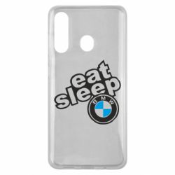 Чехол для Samsung M40 Eat, sleep, BMW - PrintSalon
