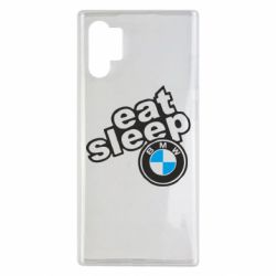 Чехол для Samsung Note 10 Plus Eat, sleep, BMW - PrintSalon