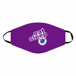 Маска многоразовая Eat, sleep, BMW - PrintSalon