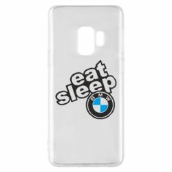 Чехол для Samsung S9 Eat, sleep, BMW - PrintSalon