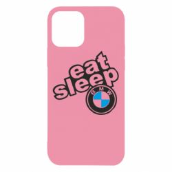 Чехол для iPhone 12 Eat, sleep, BMW - PrintSalon