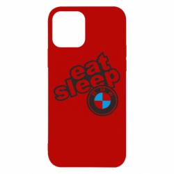 Чехол для iPhone 12 Pro Eat, sleep, BMW - PrintSalon