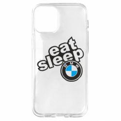 Чехол для iPhone 12 mini Eat, sleep, BMW - PrintSalon