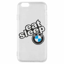 Чехол для iPhone 6/6S Eat, sleep, BMW - PrintSalon