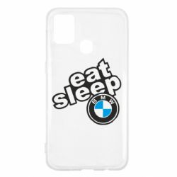 Чехол для Samsung M31 Eat, sleep, BMW - PrintSalon