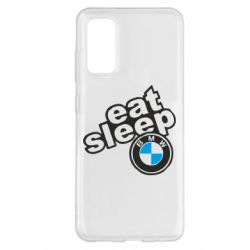Чехол для Samsung S20 Eat, sleep, BMW - PrintSalon