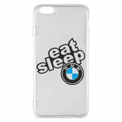 Чехол для iPhone 6 Plus/6S Plus Eat, sleep, BMW - PrintSalon