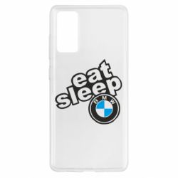 Чехол для Samsung S20 FE Eat, sleep, BMW - PrintSalon