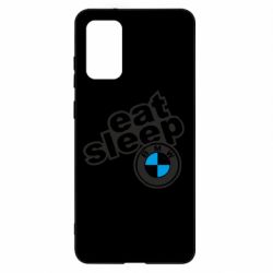 Чехол для Samsung S20+ Eat, sleep, BMW