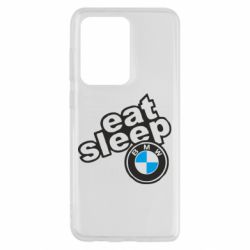 Чехол для Samsung S20 Ultra Eat, sleep, BMW - PrintSalon