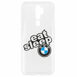 Чехол для Oppo A5/A9 2020 Eat, sleep, BMW - PrintSalon