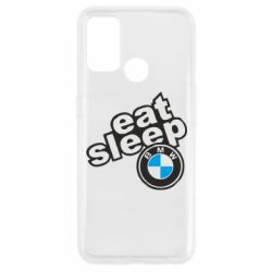 Чехол для Oppo A53/A32/A33 Eat, sleep, BMW - PrintSalon
