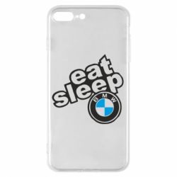 Чехол для iPhone 7 Plus Eat, sleep, BMW - PrintSalon