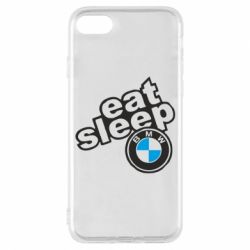 Чехол для iPhone 8 Eat, sleep, BMW - PrintSalon