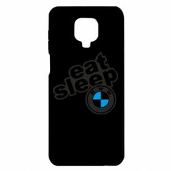 Чехол для Xiaomi Redmi Note 9S/9Pro/9Pro Max Eat, sleep, BMW - PrintSalon