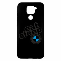 Чехол для Xiaomi Redmi Note 9/Redmi 10X Eat, sleep, BMW