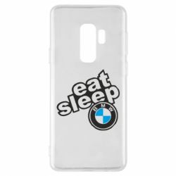 Чехол для Samsung S9+ Eat, sleep, BMW - PrintSalon