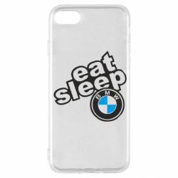 Чехол для iPhone SE 2022 Eat, sleep, BMW - PrintSalon