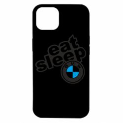 Чехол для iPhone 14 Eat, sleep, BMW - PrintSalon