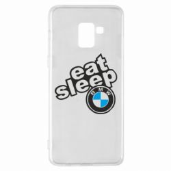 Чехол для Samsung A8+ 2018 Eat, sleep, BMW - PrintSalon