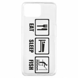 Чохол для Oppo A73Eat, sleep, fish