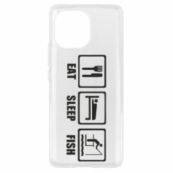 Чохол для Xiaomi Mi11 Eat, sleep, fish - PrintSalon