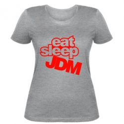 Женская футболка Eat sleep JDM - PrintSalon