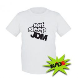 Детская футболка Eat sleep JDM - PrintSalon