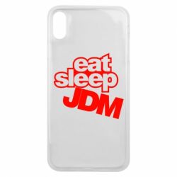 Чехол для iPhone Xs Max Eat sleep JDM - PrintSalon