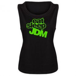 Женская майка Eat sleep JDM - PrintSalon