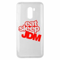 Чехол для Xiaomi Pocophone F1 Eat sleep JDM - PrintSalon
