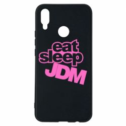 Чехол для Huawei P Smart Plus 2018 Eat sleep JDM - PrintSalon