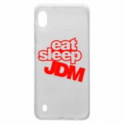 Чехол для Samsung A10 Eat sleep JDM - PrintSalon