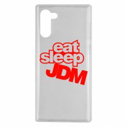 Чехол для Samsung Note 10 Eat sleep JDM - PrintSalon
