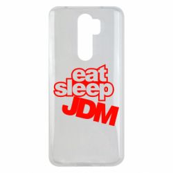 Чехол для Xiaomi Redmi Note 8 Pro Eat sleep JDM - PrintSalon