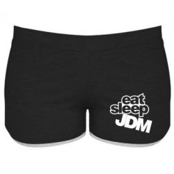 Женские шорты Eat sleep JDM - PrintSalon