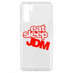 Чехол для Oppo A91/Reno3 Eat sleep JDM - PrintSalon