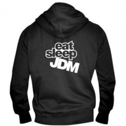 Мужское худи на молнии Eat sleep JDM-PrintSalon Мужское худи на молнии Eat sleep JDM