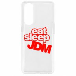 Чехол для Oppo Reno 4 Pro Eat sleep JDM - PrintSalon