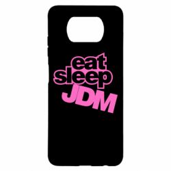 Чехол для Xiaomi Poco X3 Eat sleep JDM - PrintSalon