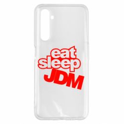 Чехол для Realme 6 Pro Eat sleep JDM - PrintSalon