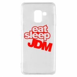 Чехол для Samsung A8 2018 Eat sleep JDM - PrintSalon