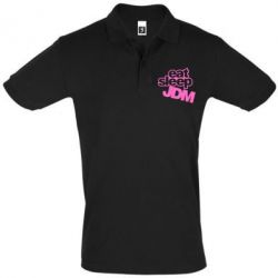 Мужское поло Eat sleep JDM - PrintSalon