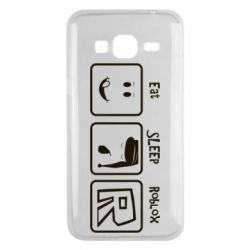 Чохол для Samsung J3 2016 Eat Sleep Roblox - PrintSalon