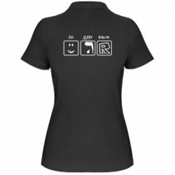 Жіноче поло Eat Sleep Roblox - PrintSalon